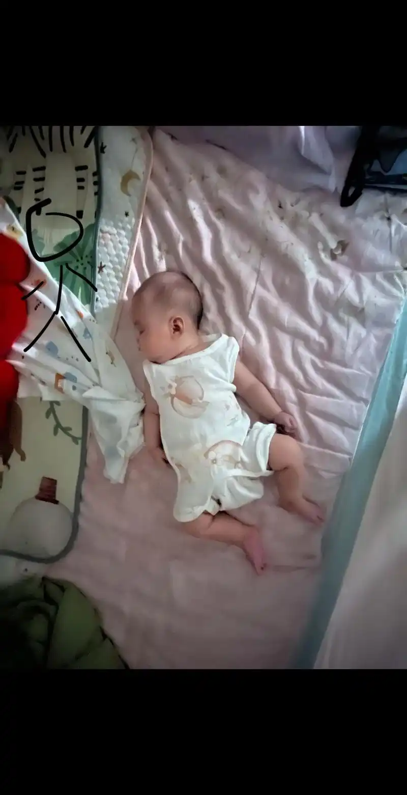 真不是传递焦虑,宝宝不到两个月买的防摔蚊帐,我一直在想是不是买早了