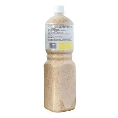 丘比沙拉酱焙煎芝麻口味1.5l水果蔬菜培煎沙拉汁丘比特培根色拉酱