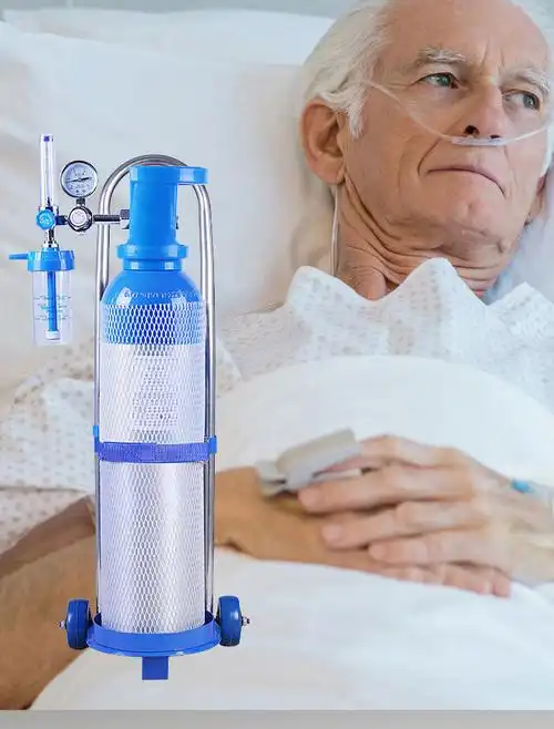 氧气瓶铝合金医用工业用便携小型罐车载供氧器全套孕妇户外自驾 10升