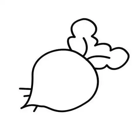 教幼儿画简笔画萝卜 简笔画图片大全-蒲城教育文学网