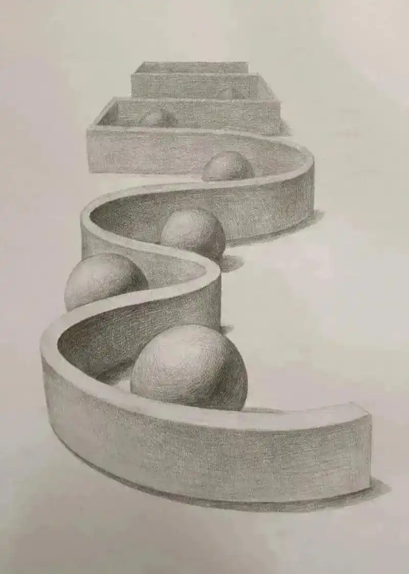 广美2022级设计素描学生作业展示