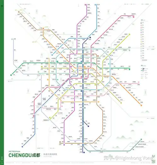 【成都地铁】成都附近地铁线路规划图2050年版(v3.0) - 知乎