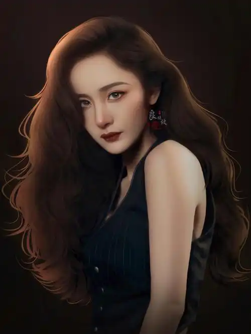 day28暗黑风杨幂手绘