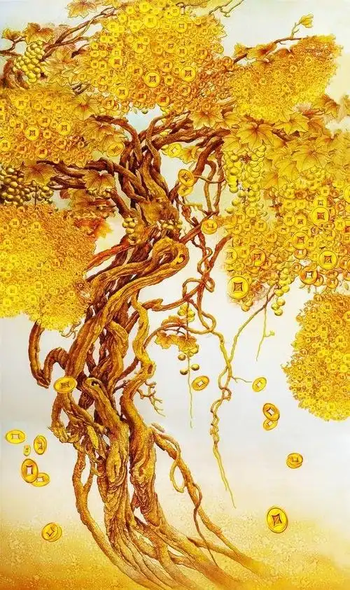 送给你一棵摇钱树,祝你新一周招财进宝,财源滚滚来!