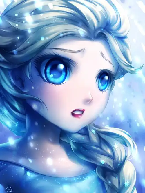 elsa anime