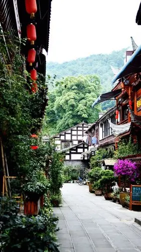 崇州市景点-街子古镇