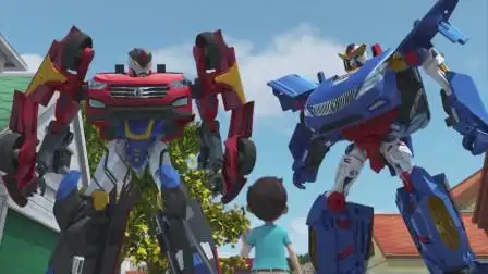 咖宝车神: 咖宝三剑客,抓住肇事车,出动