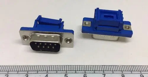 db9压线公口 9针串口压接式 压线式 公头 接插件 免焊压接插头