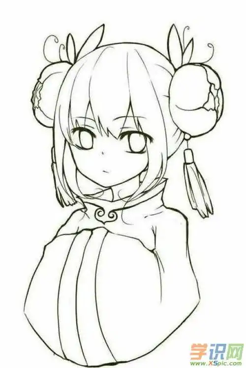 铅笔画美少女图片铅笔画美少女素材