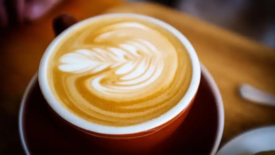 精美咖啡拉花图片桌面壁纸