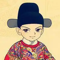 呆萌皇帝卡通图片_微信头像图片大全