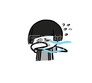 卡通表情包哭矢量伤心