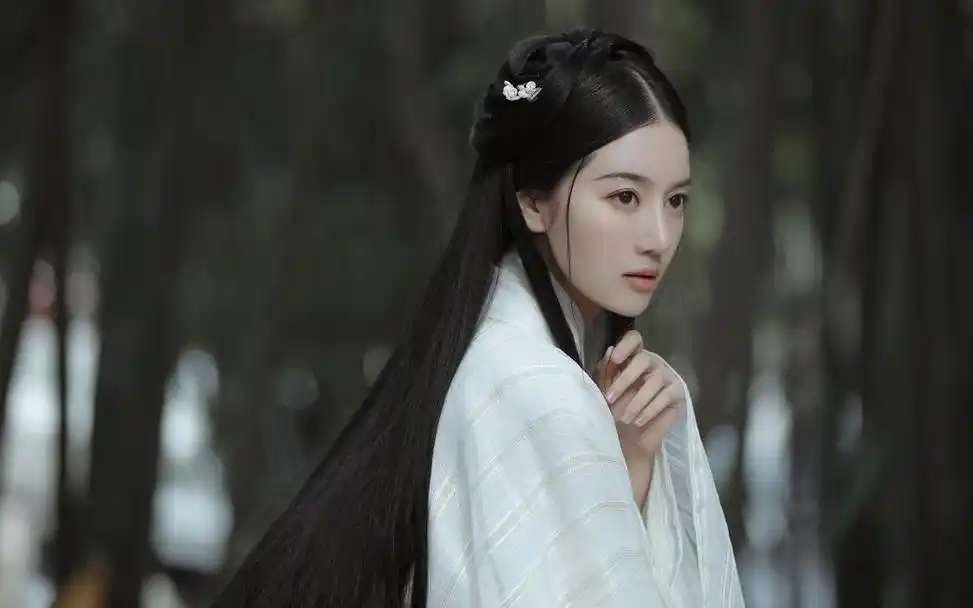 清纯小仙女竹林古装唯美写真,高清壁纸图片,大陆美女-回车桌面