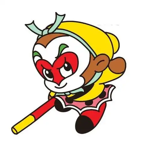 孙悟空简笔画带颜色孙悟空简笔画带颜色步骤儿童画