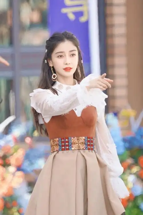 angelababy奔跑吧西域公主造型