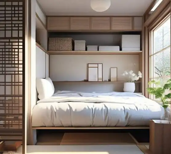 榻榻米作为一种多功能的设计元素,在小卧室中发挥着重要作用.