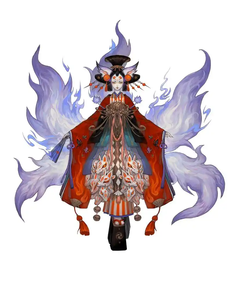 阴阳师玉藻前式神立绘传记一览