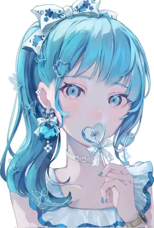 犹抱琵琶半遮面,晶莹剔透的妹子 插画师:猫目トヲル