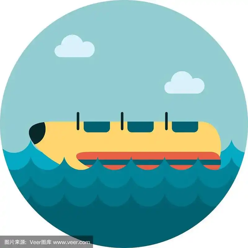 黄色香蕉船乘坐图标暑假