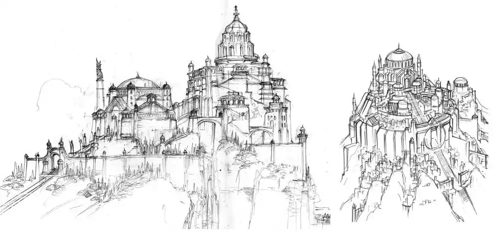 宫殿|影视|motion graphic|麦田里的草帽人_原创作品-站酷(zcool)