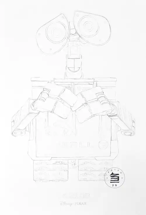 彩铅-机器人瓦力