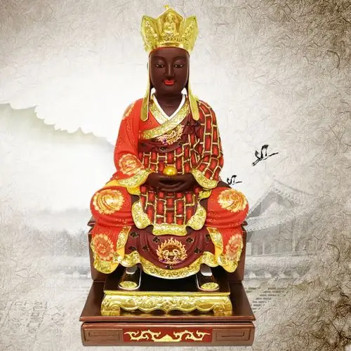 清水祖师佛像敦煌彩清水岩祖师公中式道教佛像摆件三坪祖师像