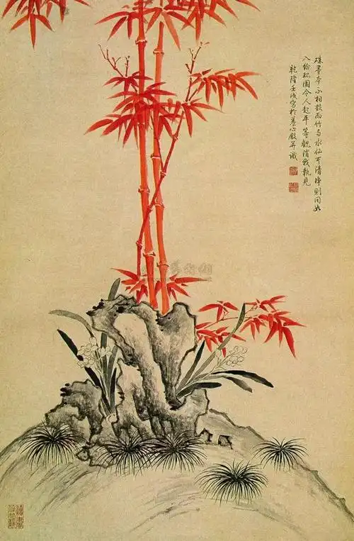 【名画欣赏】历代名家画朱竹