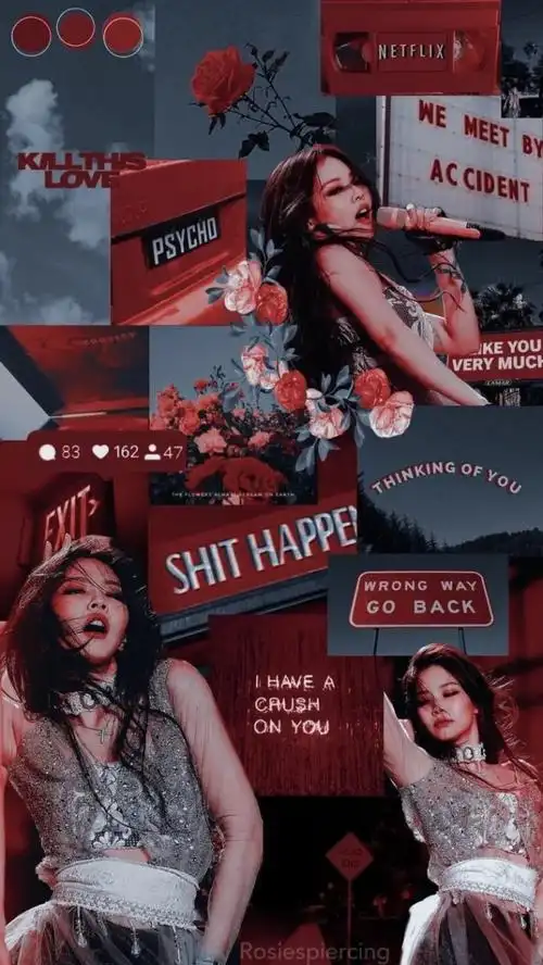 blackpink jennie拼贴壁纸