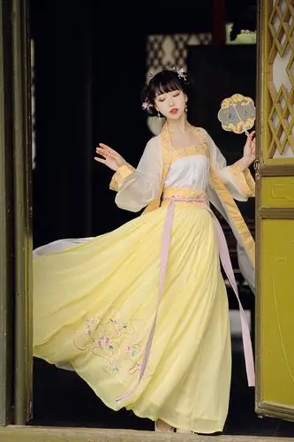 齐腰汉宋制原创国风片式抹胸