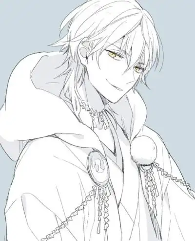 动漫线稿男临摹