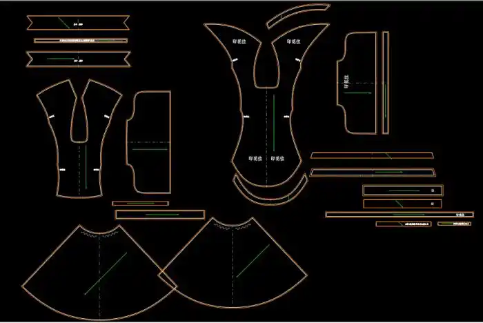 纸样师必备中国风古装汉服服装打版裁剪教程