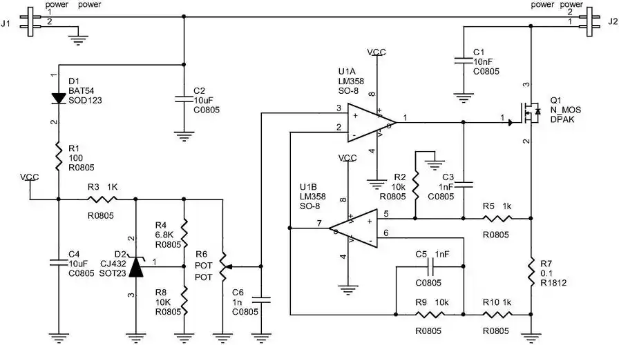 一种低边高精度可调恒流开关