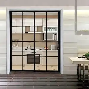 网红吊趟滑门吊轨门厨房客厅阳台卫生间隔断超白玻推拉移门定制