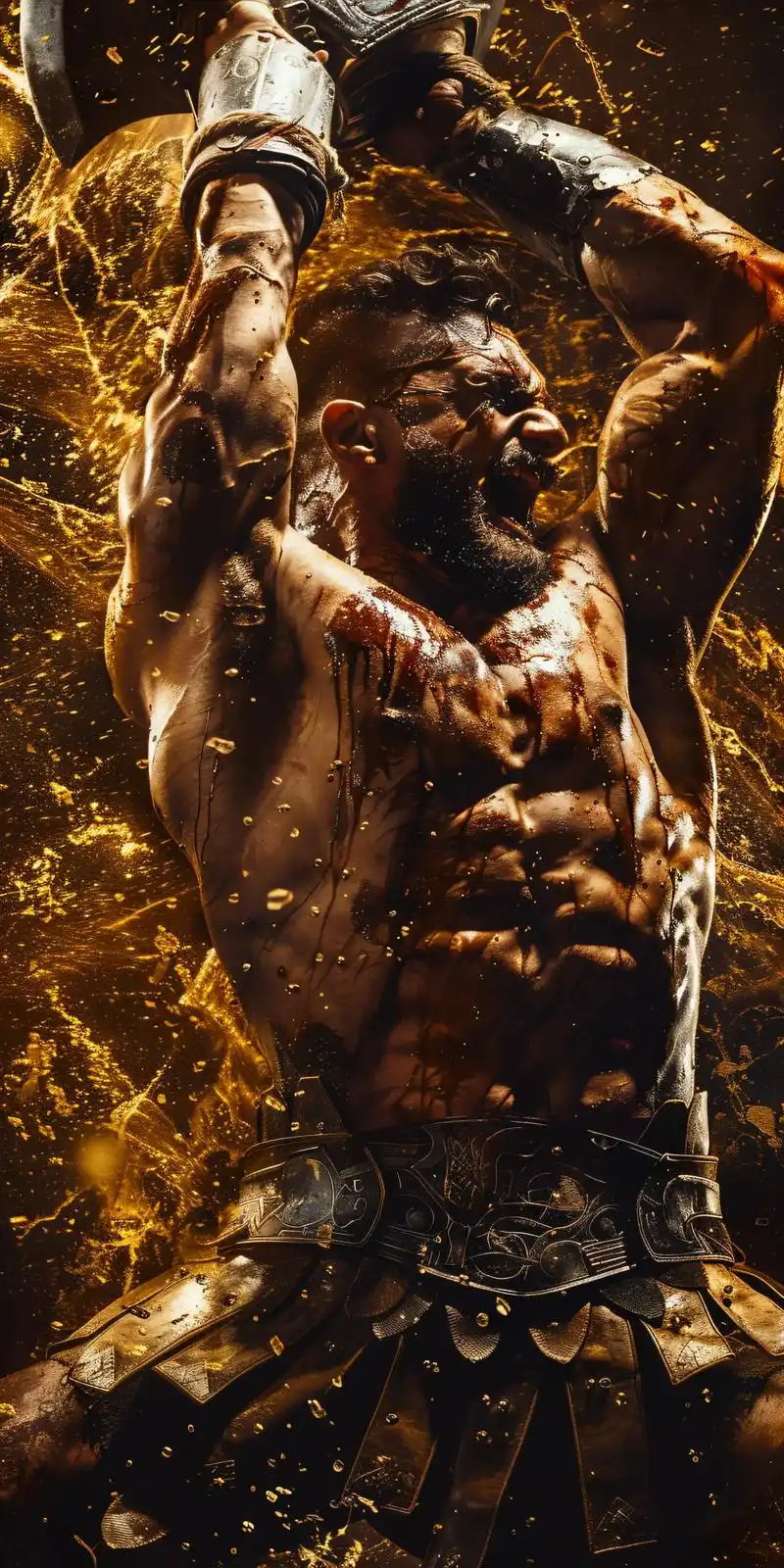 罗马角斗士高清壁纸.#midjourney #角斗士 #竞技 - 抖音