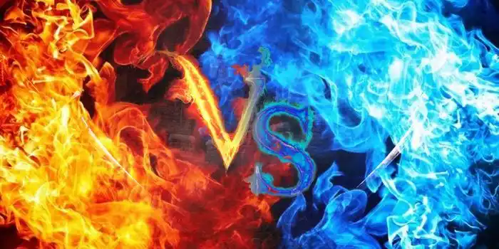 红蓝对决背景图片大全_红蓝对决背景素材下载_熊猫办公