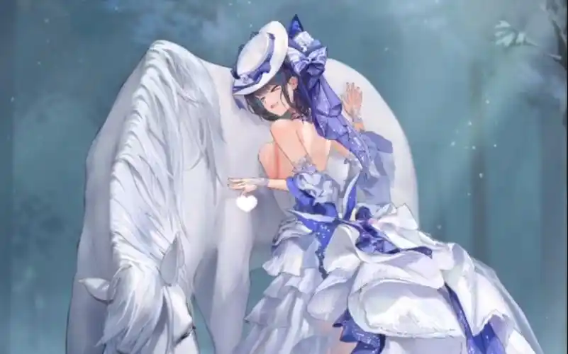 碧蓝航线-柴郡l2d礼服展示