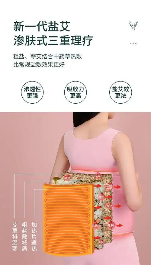 木顿电加热艾草海盐热敷包