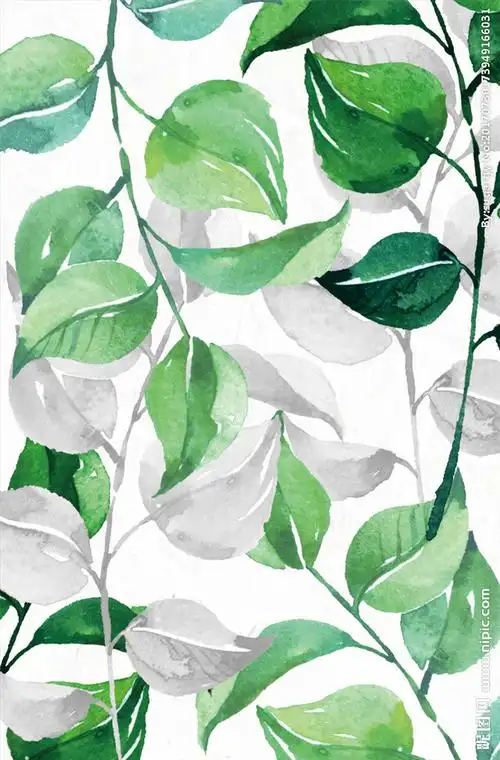 水彩叶子设计图__树木树叶_生物世界_设计图库_昵图网nipic.com