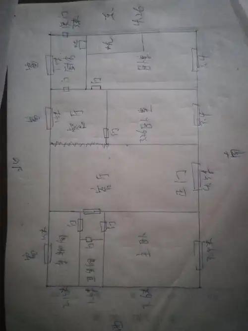 农村四间平房这样设计怎么样?求高手指点有图