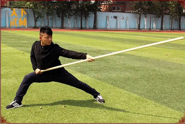 精加工两头一样粗白蜡杆棍子防身长短棍健身武术南棍木棒少林棍武馆