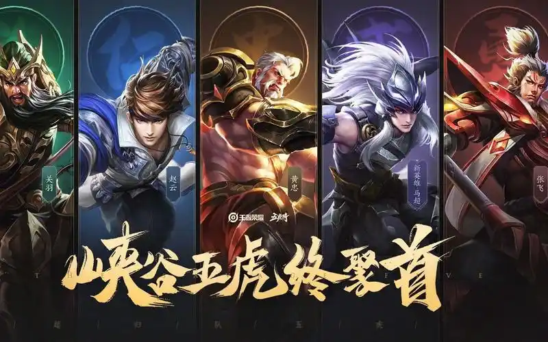 timi典藏馆王者荣耀峡谷五虎将皮肤动画