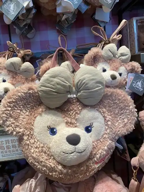 迪士尼雪莉玫大脸包正品