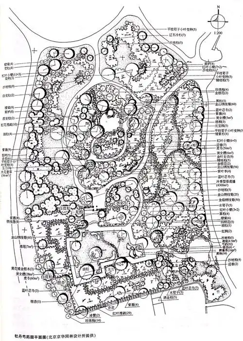 南北方经典园林平面,你要不要收了?_景山公园