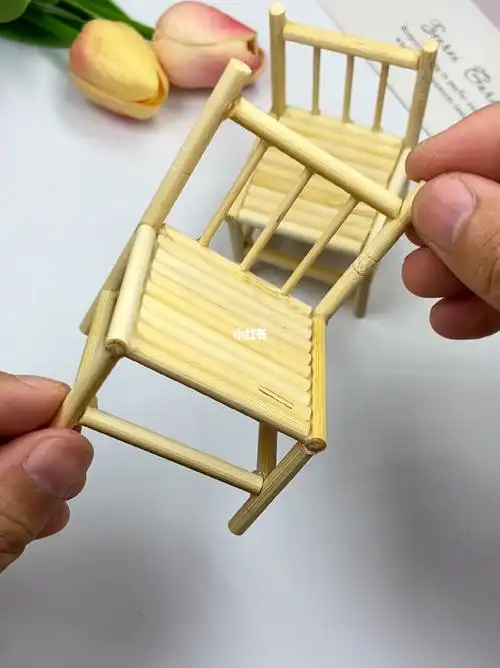 用过的一次性筷子不要丢,教大家来制作个小凳子吧!#幼儿园手工