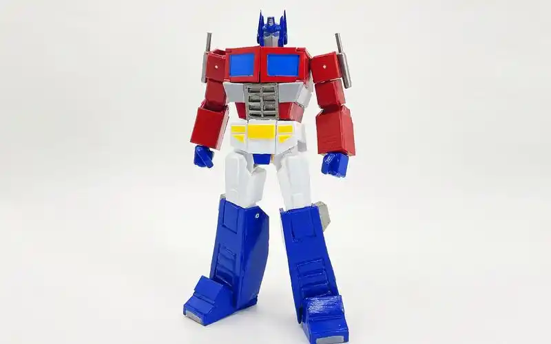 用超轻粘土做了个擎天柱(2.0)