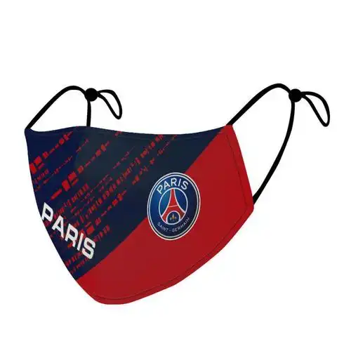 韵薇缇特色口罩足球加厚口罩球迷冬季防风防雾霾可洗面罩ac米兰2张滤