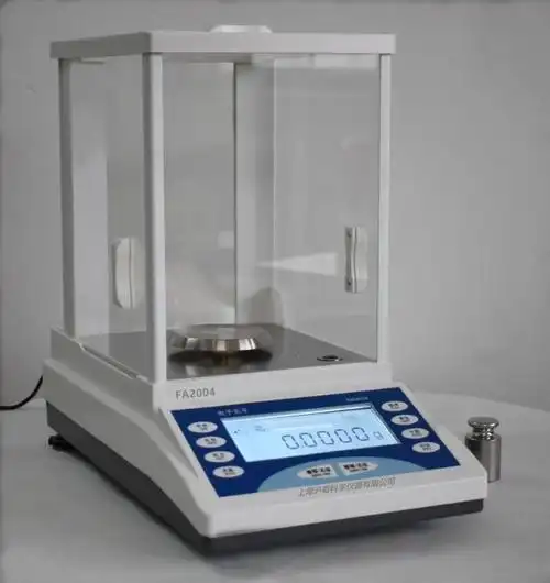 001】fa2004电子分析天平 沪粤明万分一珠宝称 200/0.0001精密天平