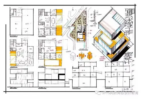 快题解析同济08复试soho艺术家工作室设计