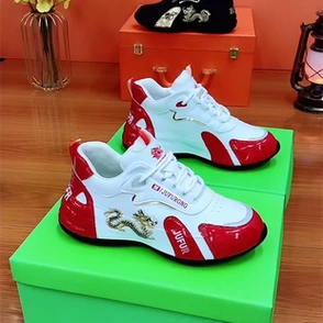 男女同款2024年皮蓬老爹休闲百搭真皮新款情侣运动鞋时尚潮鞋