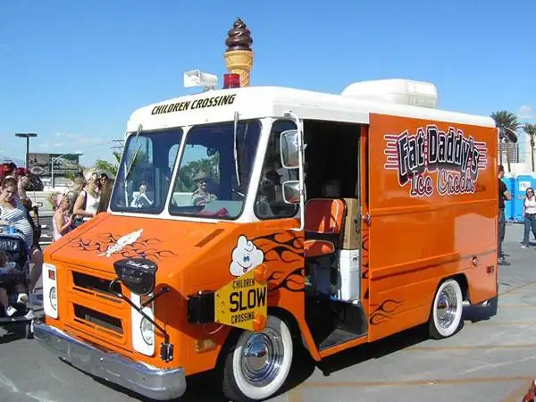 国外造型各异的雪糕车